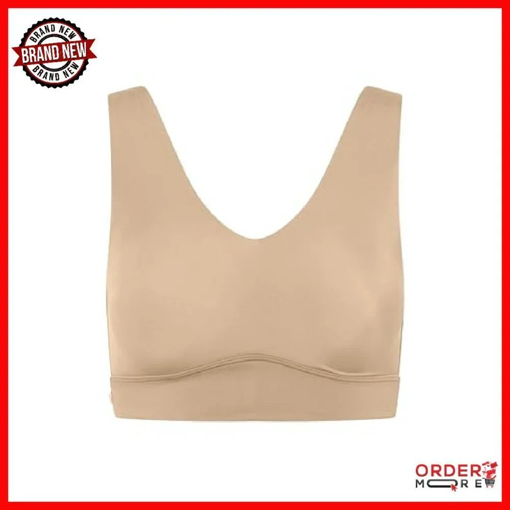Wireless V-Neck Bralette Ultra Soft Lightweight Everyday Wear